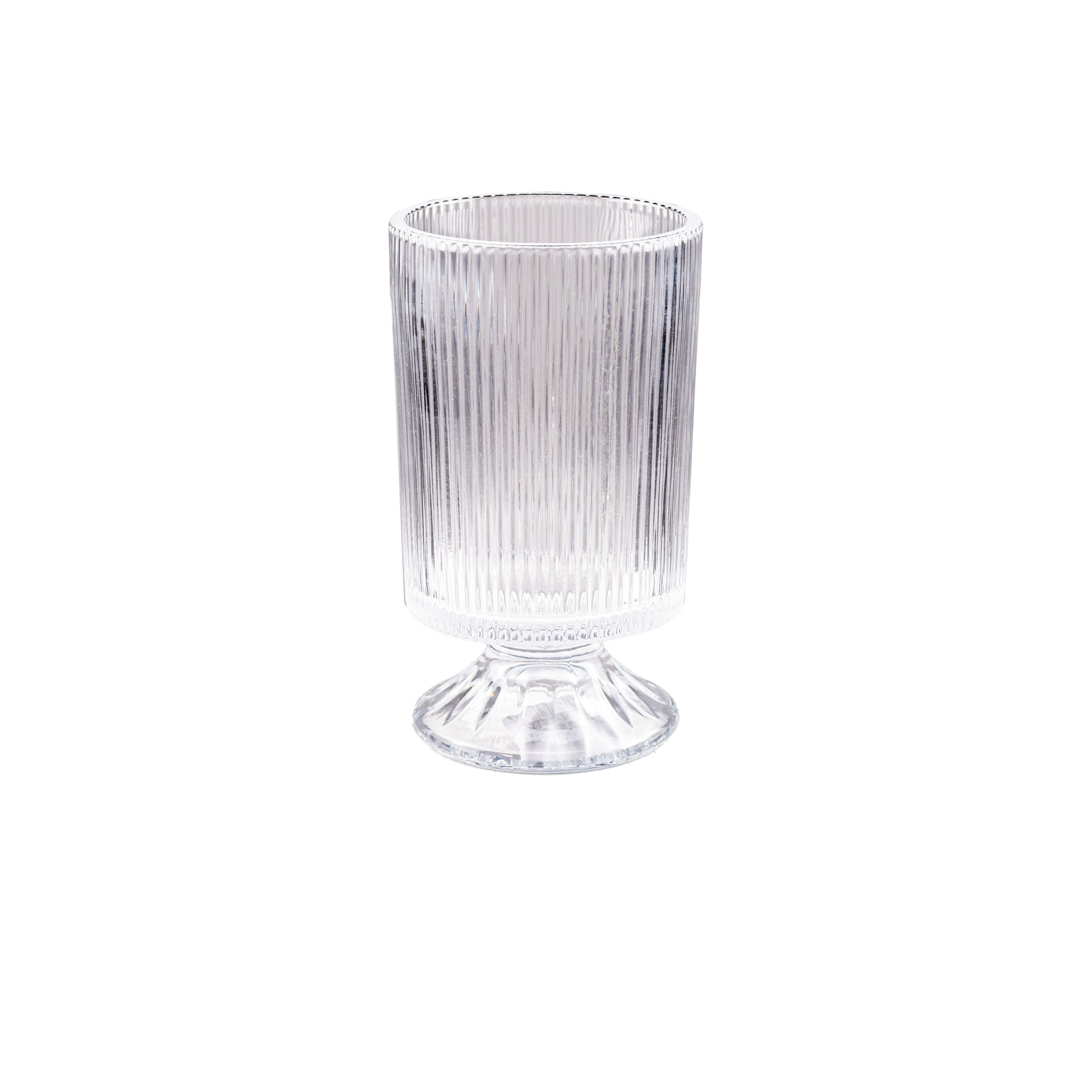 Glass vase Lines crystal